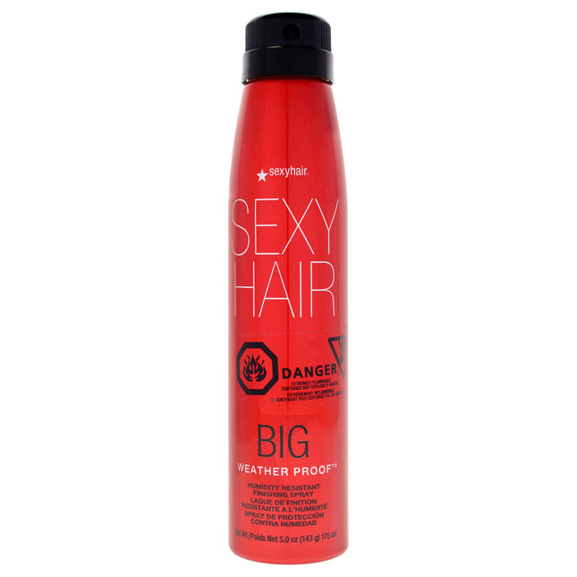 Big Sexy Hair Weather Proof Hairspray by Sexy Hair for Unisex - 5 oz Hair Spray - Long Lasting Hold in Any Weather