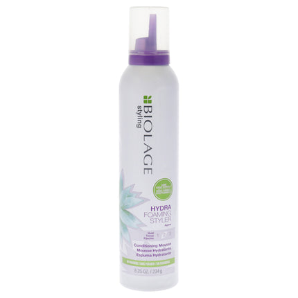 Matrix Biolage Hydra Foaming Conditioning Mousse Medium Hold for Unisex - 8.25 oz Mousse