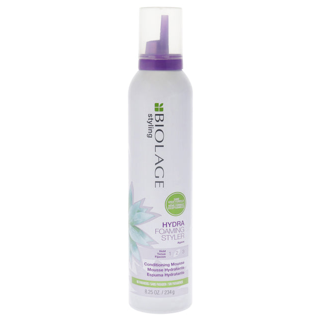 Matrix Biolage Hydra Foaming Conditioning Mousse Medium Hold for Unisex - 8.25 oz Mousse