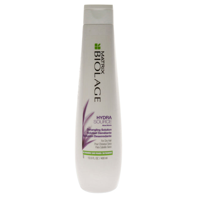 Matrix Biolage HydraSource Detangling Solution for Unisex - 13.5 oz - Moisturizing Hair Detangler