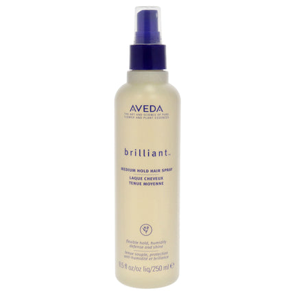 Aveda Brilliant Medium Hold Hair Spray for Unisex - 8.5 oz Hair Spray
