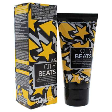 "Get Vibrant Yellow Hair with City Beats By Shades EQ Hair Color - 2.87 oz Unisex Formula by Redken"