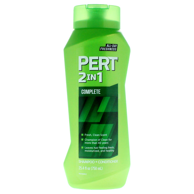 Pert 2 in 1 Complete Shampoo and Conditioner For Normal Hair - 25.4 oz Unisex Hair Care
