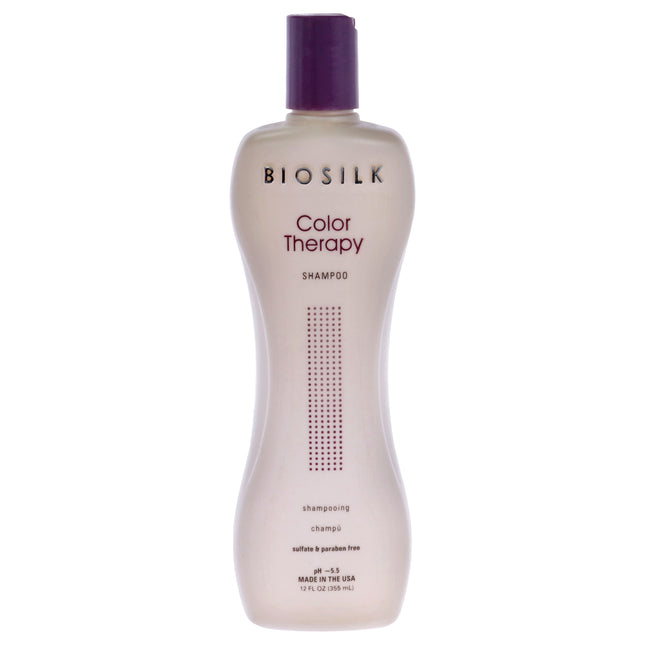 Biosilk Color Therapy Shampoo: Nourishing Hair Care for Unisex - 12 oz