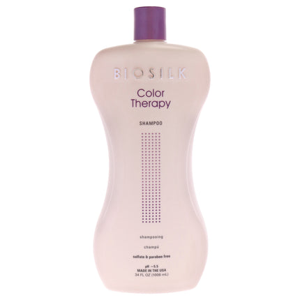 Biosilk Color Therapy Shampoo for Unisex - 34 oz - Revitalize Your Hair with Color Protection