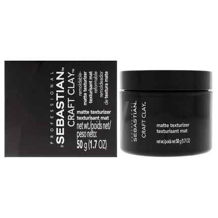 Sebastian Craft Clay Remoldable Matte Texturizer for Unisex - 1.7 oz Clay