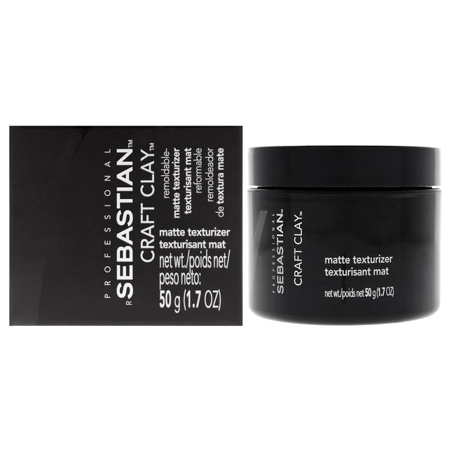 Sebastian Craft Clay Remoldable Matte Texturizer for Unisex - 1.7 oz Clay