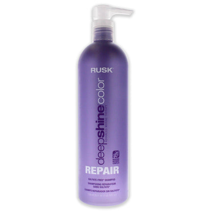 Rusk Deepshine Color Repair Sulfate-Free Shampoo for Unisex - 25 oz Shampoo