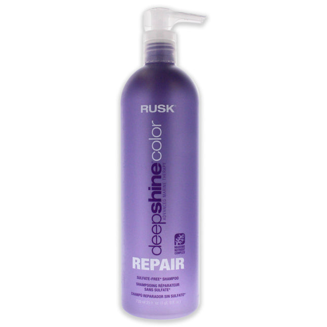 Rusk Deepshine Color Repair Sulfate-Free Shampoo for Unisex - 25 oz Shampoo