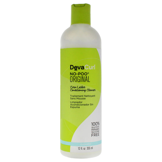 DevaCurl No-Poo Zero Lather Conditioning Cleanser - 12 oz Unisex Cleanser