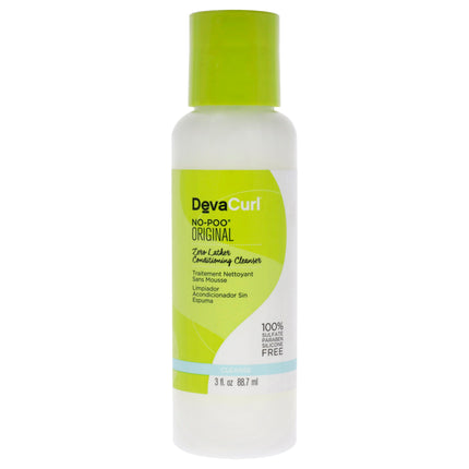 DevaCurl No-Poo Zero Lather Conditioning Cleanser - 3 oz Cleanser for Unisex by DevaCurl