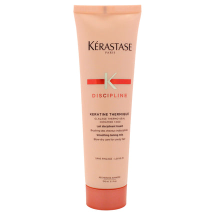 Kerastase Discipline Keratine Thermique Smoothing Taming Milk Anti-Frizz - 5.1 oz Treatment for Unisex