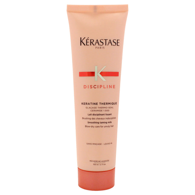 Kerastase Discipline Keratine Thermique Smoothing Taming Milk Anti-Frizz - 5.1 oz Treatment for Unisex