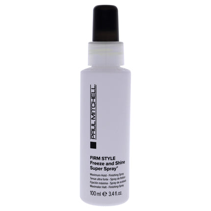 Paul Mitchell Firm Style Freeze and Shine Super Spray for Unisex - 3.4 oz Hair Spray