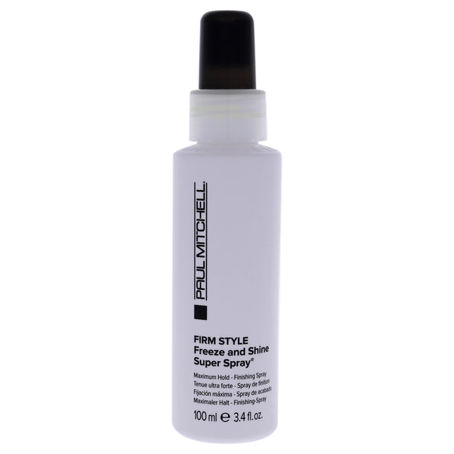 Paul Mitchell Firm Style Freeze and Shine Super Spray for Unisex - 3.4 oz Hair Spray