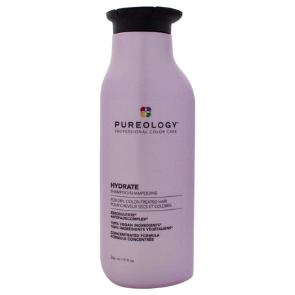 Pureology Hydrate Shampoo 9 oz - Unisex Shampoo for Hydrated Hair