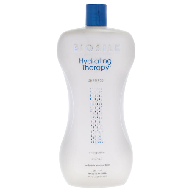 Biosilk Hydrating Therapy Shampoo for Unisex - 34 oz: Moisturizing Hair Care Solution