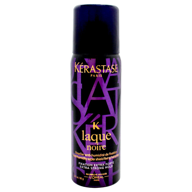 Kerastase K Laque Noire Extra-Strong Hold Hair Spray for Unisex - 2.1 oz