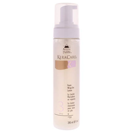 Avlon Kera Care Foam Wrap-Set Lotion for Unisex - 8 oz Lotion - Perfect for Hair Styling and Maintenance