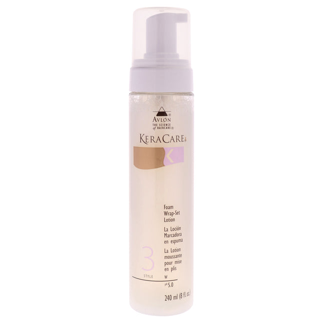 Avlon Kera Care Foam Wrap-Set Lotion for Unisex - 8 oz Lotion - Perfect for Hair Styling and Maintenance