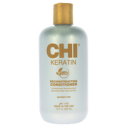 CHI Keratin Reconstructing Conditioner 12 oz - Moisturizing Conditioner for All Hair Types