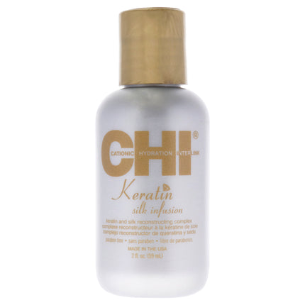 CHI Keratin Silk Infusion Treatment for Unisex - Smoother, Stronger Hair - 2 oz