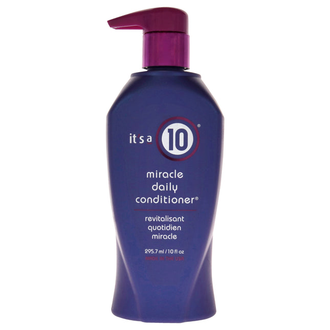 Miracle Daily Conditioner by Its A 10 for Unisex - 10 oz - Nourishing Hair Conditioner for Daily Use