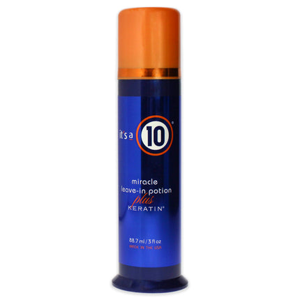 Its A 10 Miracle Leave-In Potion Plus Keratin for Unisex - 3 oz Cream