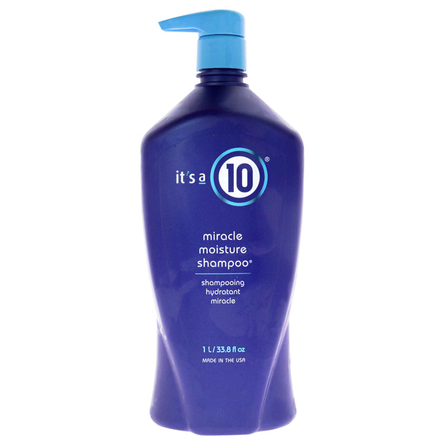 Miracle Moisture Shampoo by Its A 10 - 33.8 oz Shampoo for Unisex