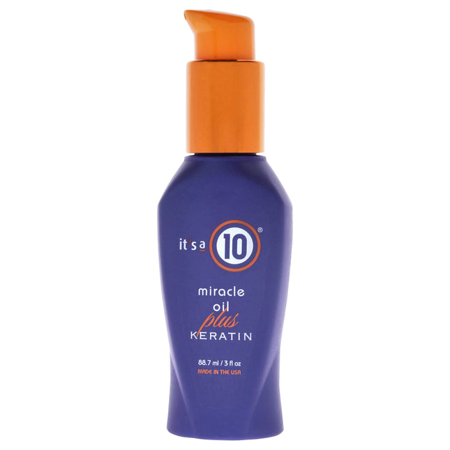 Its A 10 Miracle Oil Plus Keratin - Nourishing Hair Oil for Unisex - 3 oz