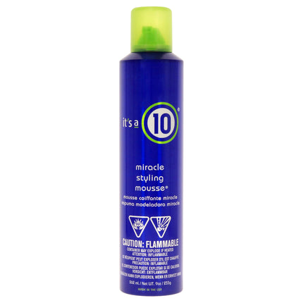 Its A 10 Miracle Styling Mousse - Lightweight Hold for Unisex - 9 oz Mousse