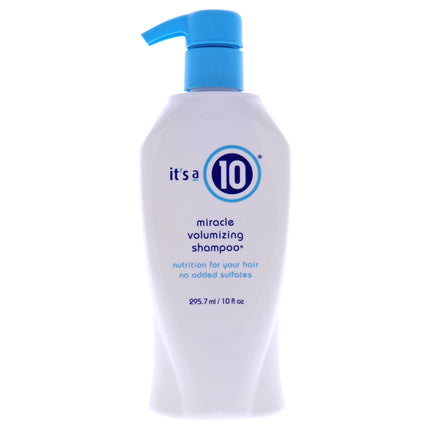 Miracle Volumizing Sulfate-Free Shampoo by Its A 10 for Unisex - 10 oz