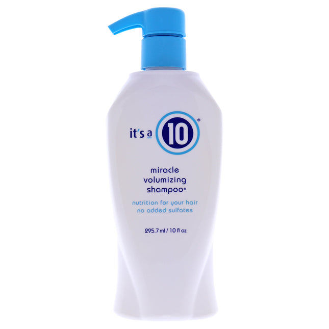Miracle Volumizing Sulfate-Free Shampoo by Its A 10 for Unisex - 10 oz