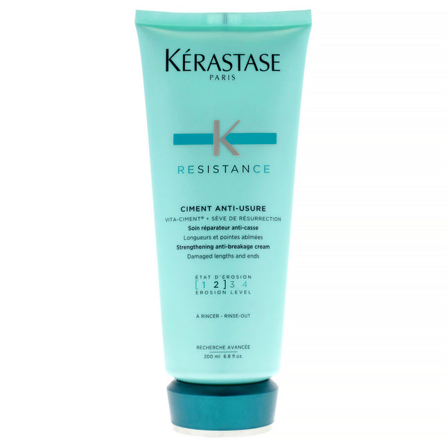 Kerastase Resistance Ciment Anti-Usure Conditioner for Unisex - 6.8 oz - Strengthens and Repairs Damaged Hair