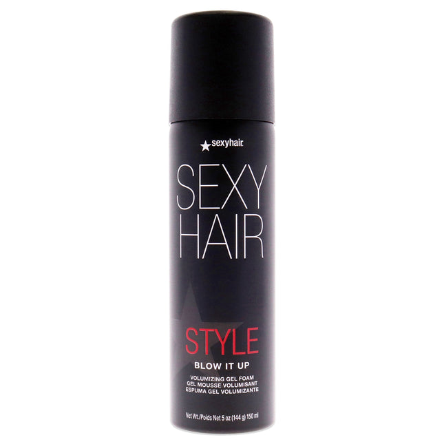 Get Gorgeous Volume with Style Sexy Hair Blow It Up Volumizing Gel Foam