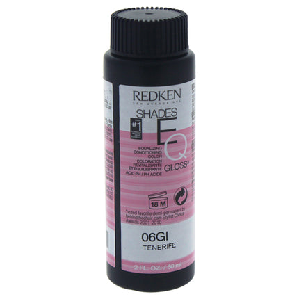 Redken Shades EQ Color Gloss 06GI Tenerife Hair Color for Unisex - 2 oz