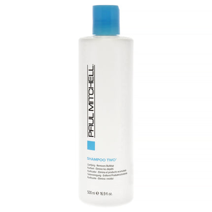 Paul Mitchell Shampoo Two - Deep Cleansing Shampoo for All Hair Types - 16.9 oz