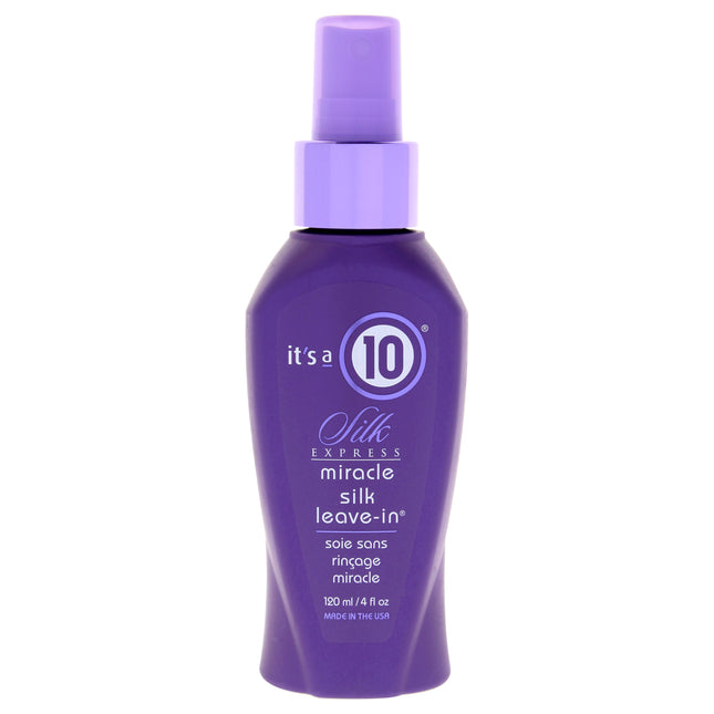"Get Silky Smooth Hair with Its A 10 Silk Express Miracle Leave-In Conditioner - 4 oz"