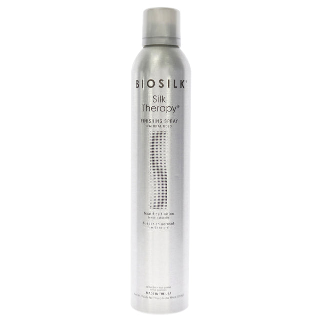 Biosilk Silk Therapy Finishing Spray - Natural Hold 10 oz Hair Spray for Unisex