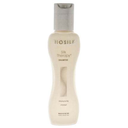 Biosilk Silk Therapy Shampoo - Travel Size for Unisex - 2.26 oz, Sulfate-Free & Color Safe