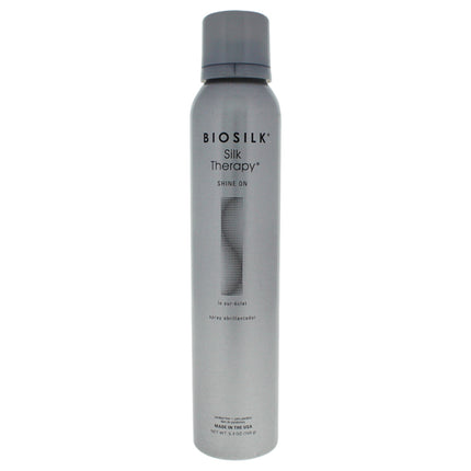 Biosilk Silk Therapy Shine On Hair Spray for Unisex - 5.3 oz - Adds Shine and Smoothness to Your Hair