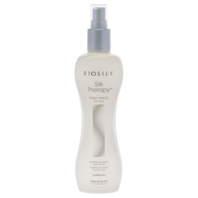 Biosilk Silk Therapy Spray Spritz for Unisex - 7 oz Hair Spray