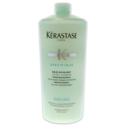 Kerastase Specifique Bain Divalent Shampoo 34 oz - Unisex Shampoo for Balanced Hair