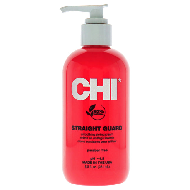 Chi Straight Guard Smoothing Styling Cream - 8.5 oz Cream for Unisex