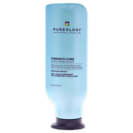 Pureology Strength Cure Conditioner for Unisex - 9 oz, Repair and Strengthen Damaged Hair