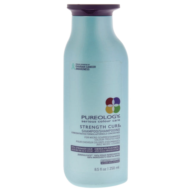 Pureology Strength Cure Shampoo - Revitalize Your Hair with this Unisex Formula (8.5 oz)