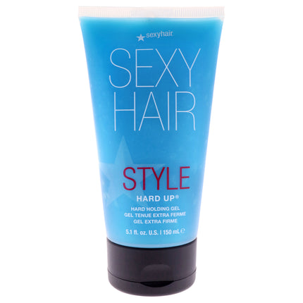 Style Sexy Hair Hard Up Hard Holding Gel for Unisex - 5.1 oz Gel