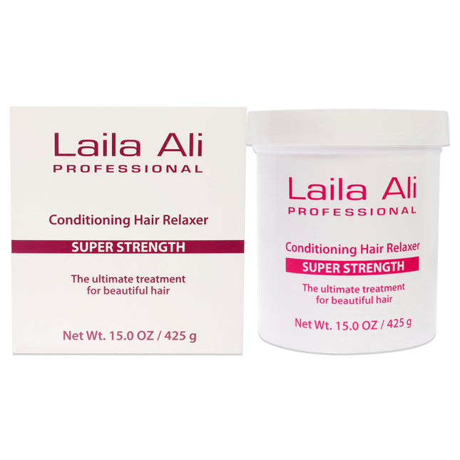 Laila Ali Super Strength Conditioning Hair Relaxer for Unisex - 15 oz Treatment