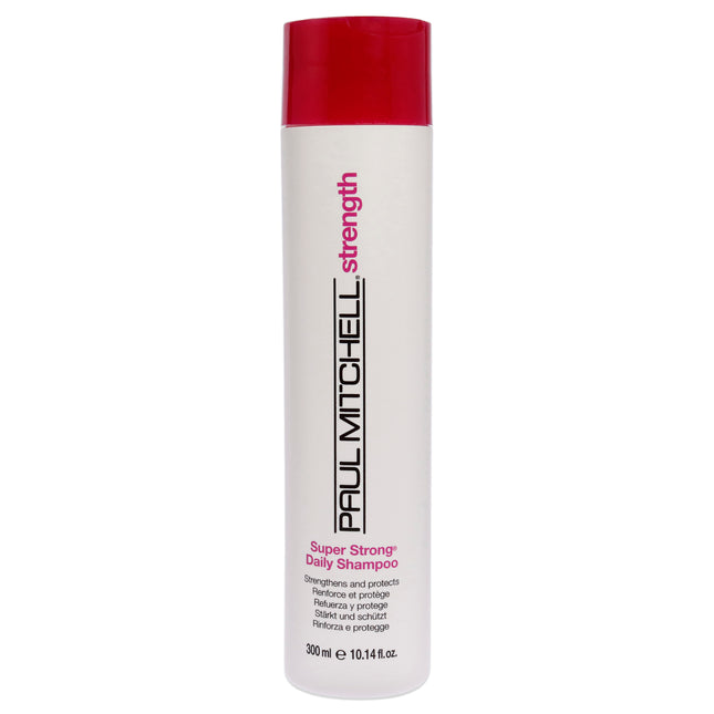 Super Strong Daily Shampoo for Unisex - 10.14 oz by Paul Mitchell - Strengthen and Nourish Your Hair Everyday