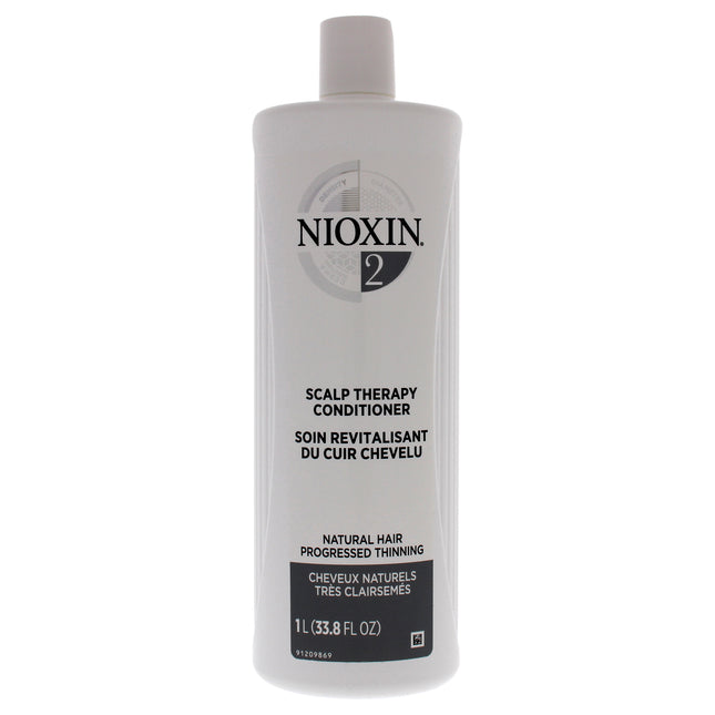 Nioxin System 2 Scalp Therapy Conditioner for Unisex - 33.8 oz Conditioner